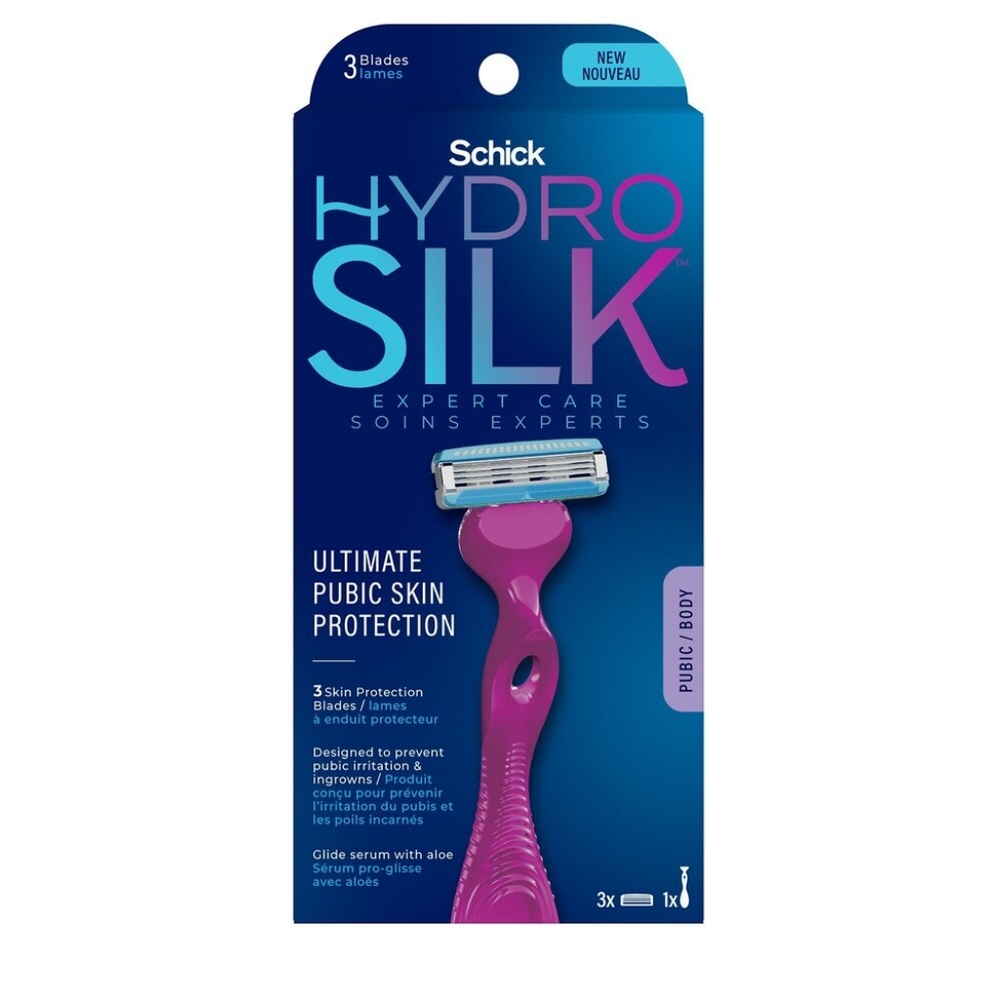 🐢2/$15 Schick Hydro Silk 3-Blade Razor + 3 Razor Blade Refills - Picture 6 of 13